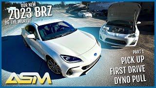 NEW 2023 SUBARU BRZ | The OTHER ASM Twin Comes Home, First Drive, & Dyno | Part 1