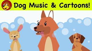 Dog TV For Dogs To Watch  Cartoon Stimulation & Calming Dog Therapy Music To Relax Puppies
