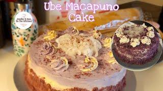 Ube Macapuno Cake|Purple Yam Chiffon Cake|Annika & Mom