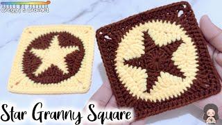 CROCHET “Star” Granny Square | Tutorial