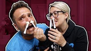 WAXING NOSE HAIR GONE WRONG! *OUCH*