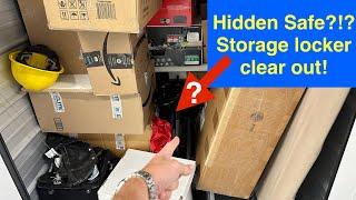 Hidden treasures in this PACKED storage locker?!?