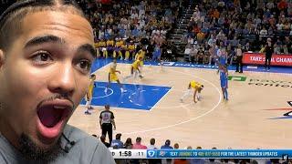 SHAI MADE HIM TOUCH EARTH! Jay Smalls Reacts To LAKERS at THUNDER l FULL GAME HIGHLIGHTS l April 8th