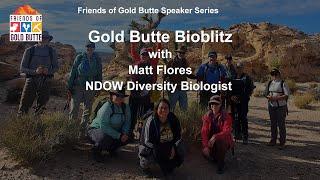 Speaker Series - Gold Butte National Monument Bioblitz