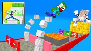 Minecraft Mobs : CARGO SKATES RUN CHALLENGE - Minecraft Animation