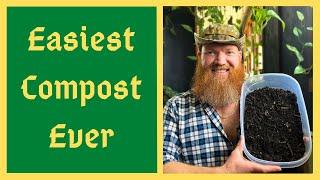 Worlds Easiest Compost Method - How To Compost Literally Anything - Ideal For Beginners