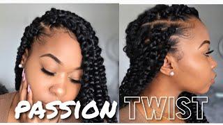 How To: Easy PASSION Twist Using Rubber Band Method | Step-by-step | Beginner Friendly | Kinzey Rae