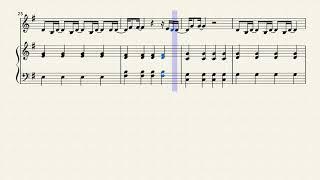 I Will Be - Avril Lavigne (Music sheet/Partitura)