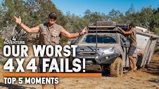  TOP 5 4X4 FAIL MOMENTS — When Australian 4WDing goes wrong!