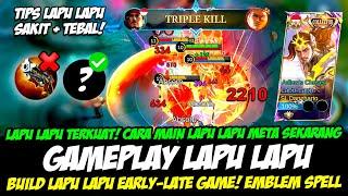 TIPS MAIN LAPU LAPU EXP META SEKARANG + BUILD LAPU LAPU TERSAKIT 2024GAMEPLAY LAPU LAPU TOP GLOBAL