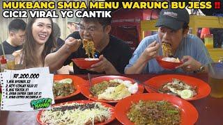 YG JUAL CICI2 MODEL CANTIK ‼️ MUKBANG 7 MENU JUMBO WARUNG BU JESS YG VIRAL SM @JonathanLiandi