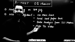 0% Re- NEET Chances Now | Full Proof | Wassim bhat