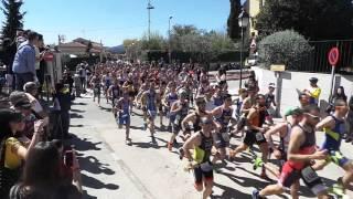 Sortida del IV Duatló de Carretera de l'Ametlla del Vallès