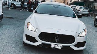 Maserati Quattroporte SQ4 - Loud stock exhaust sound and accelerations!