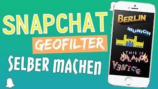 DIY Snapchat Geofilter: Sticker für DEINE STADT oder SCHULE selber machen!