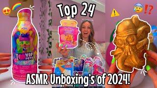 MY TOP 24 *BEST* ASMR MYSTERY UNBOXING VIDEOS OF 2024! *THE ULTIMATE COMPILATION*| Rhia Official