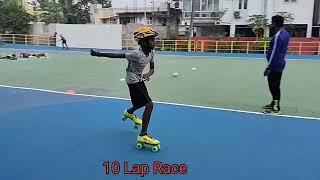 10 Lap Race @Falcon Speed Skating Academy #skating #rollerskating #sports