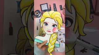 Frozen elsa makeup blind bag 겨울왕국 엘사 메이크업 블라인드백 #frozen #blindbag #papercraft #diy #disney #종이놀이