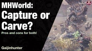 Monster Hunter World: Capture or Carve?