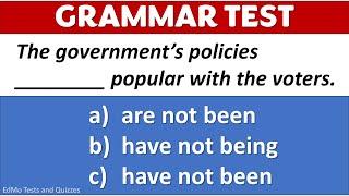 ENGLISH GRAMMAR TEST. Grammar Quiz. English quiz.