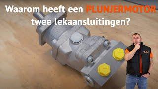 Waarom heeft een PLUNJERMOTOR 2 lekaansluitingen?