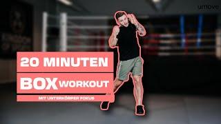 20 MINUTEN BOX WORKOUT: UNTERKÖRPER TRAINIEREN MIT JAIME  | Boxen: Unterkörper stärken | umove