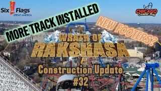 Six Flags Great America Wrath Of Rakshasa Construction Update #32