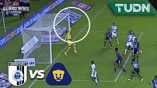 ¡ATAJADÓN! El 'Campa' salva a los Gallos | Querétaro 2-0 Pumas | Guard1anes 2021 Liga MX J2 | TUDN