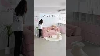 저가 느낌 안나고 단단한 착석감이 굿 #소파 #소파베드 #핑크소파 #인테리어 #방꾸미기 #home #homedecor #거실인테리어 #침실인테리어 #제품제공 #어반스튜디오