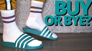 FAST DRYING. Adidas ADILETTE SLIDER On Foot Review