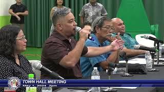 Island leaders clash during talks to rebuild Simon Sanchez