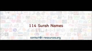 114 Surah Names