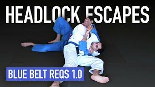 Headlock Escapes | Blue Belt Requirements 1.0