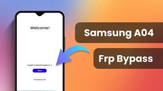 Samsung A04 Frp Bypass Android | No *#0*# - No Talkback 2025