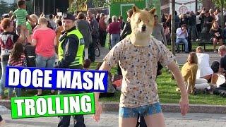 Doge Mask Public Trolling (funny hilarious reactions!)