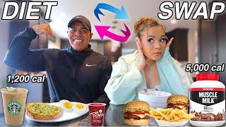 I swapped DIETS with my 50 year old DAD for 24 HOURS!!