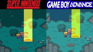 All SNES Vs Game Boy Advance Games Compared Side By Side