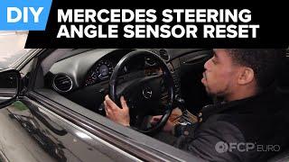How to Reset the Steering Angle Sensor on ANY Mercedes - No Tools!