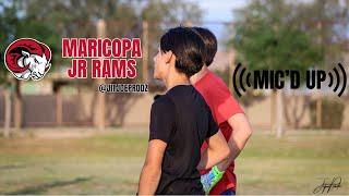 Maricopa Jr Rams 12u Mic'd Up Walk Through Practice l JitJoeProdz