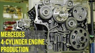 Mercedes 4-Cylinder Engine Production | HOW IT'S MADE