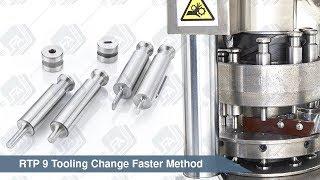 RTP 9 Tooling Change - Fast Method | LFA Tablet Presses