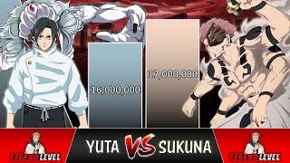 Yuta VS Sukuna POWER LEVELS 2024  (JUJUTSU KAISEN Power Levels)