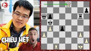 Mải mê tấn công, đại kiện tướng bị Quang Liêm chiếu hết mà không biết | World Rapid Chess 2024