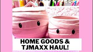 HOMEGOODS and TJ MAXX HAUL! SUCH FUN HALLOWEEN & CHRISTMAS ITEMS!