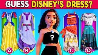  Guess the Disney Character by DRESS and by their VOICE | Moana 2 Movie 2024