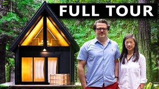 MODERN 400sqft PREFAB KIT TINY HOME (Full Tour) DEN Outdoors DIY Build