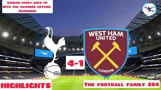 HIGHLIGHTS |Tottenham 4-1 West ham | PREMIER LEAGUE Match week 8