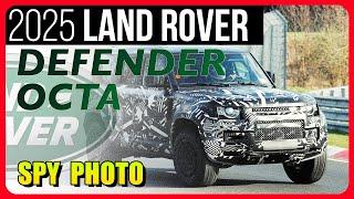 SPYSHOTS: 2025 Land Rover #Defender OCTA // the most powerful Defender ever hits the #nurburgring