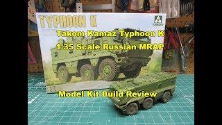 Takom 1/35 Kamaz Typhoon K Russian MRAP Model Kit Build Review 2082