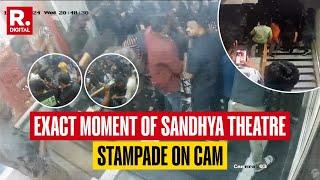 Watch: The Exact Moment When Chaos Unfolded At Sandhya Theatre | Allu Arjun